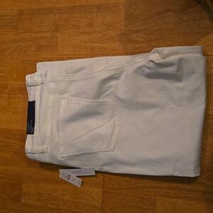 NWT Talbots White Crop Jeans 12P